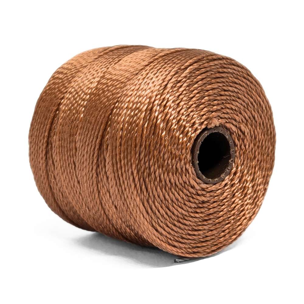 Copper Line Thread S-Lon (Superlon) thread, 70 meter spool - Color: Copper – Miyukilandia
