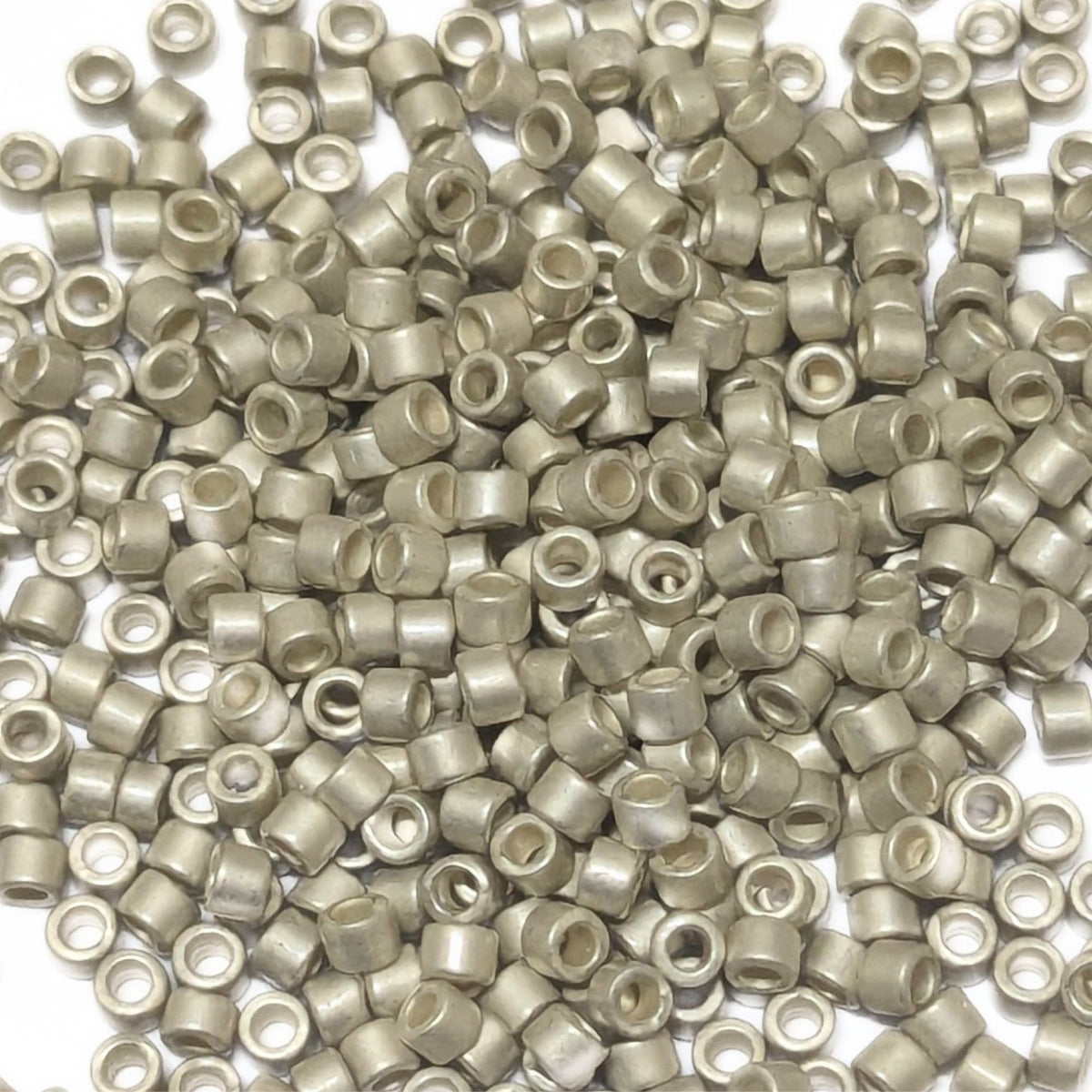 11/0 MIYUKI delica DB1151 Galvanized Semi Matte Silver - 1gr.