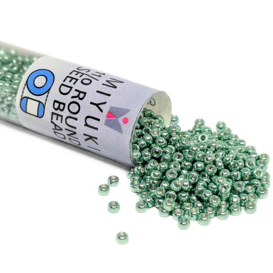 Miyuki Seed Beads Tube 11/0 "Galvanized Green" Color 1074