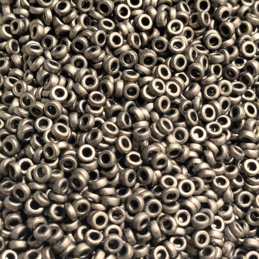 Distanciadores Miyuki 2,2 mm x 1,3 mm Matte Metallic Dark Bronze - Col. 2006