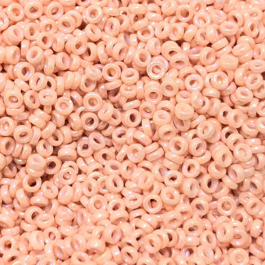 Abalorios miyuki spacers opaque salmon