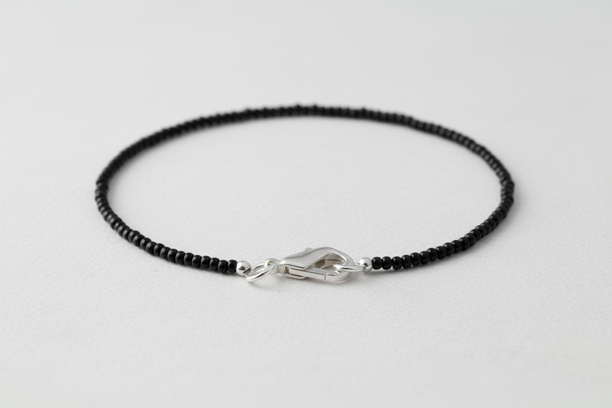 Cierre Mosquetón en Plata de Ley 925 con Anillas – 11 mm