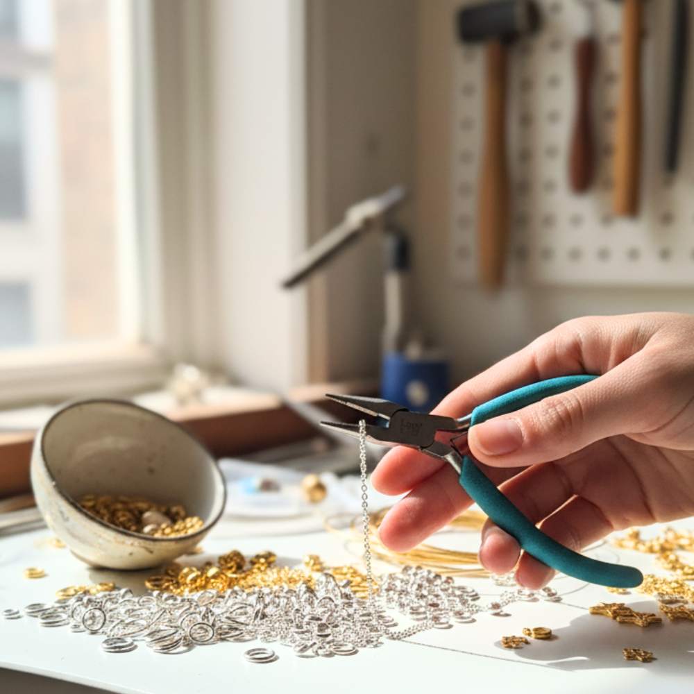 Set de 5 Alicates 100% BeadSmith con mangos de colores