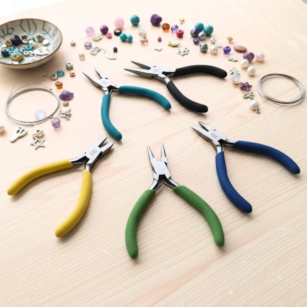 Set de 5 Alicates 100% BeadSmith con mangos de colores