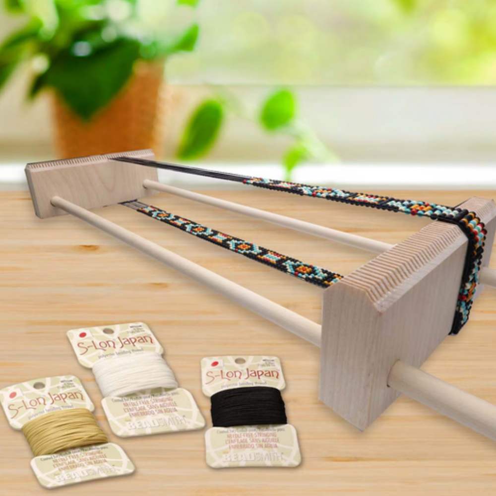 telar para abalorios de madera ojibwa