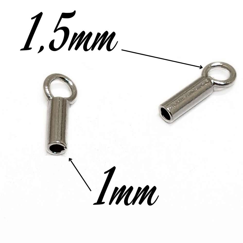 terminales para cuerdas en plata de ley